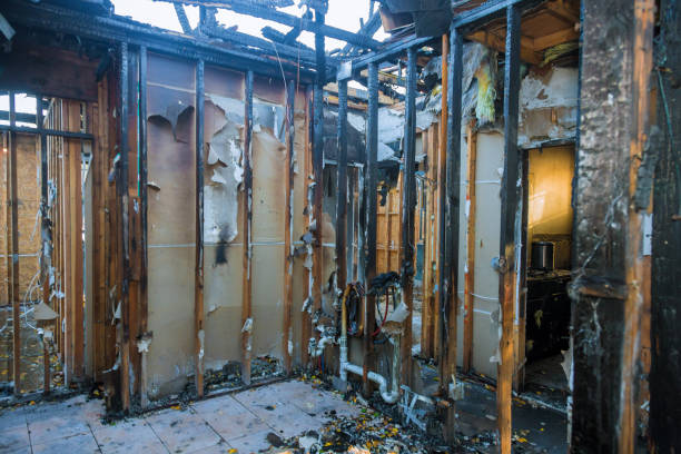 Professional Emergency Fire Cleanup technician working in Nacogdoches, TX